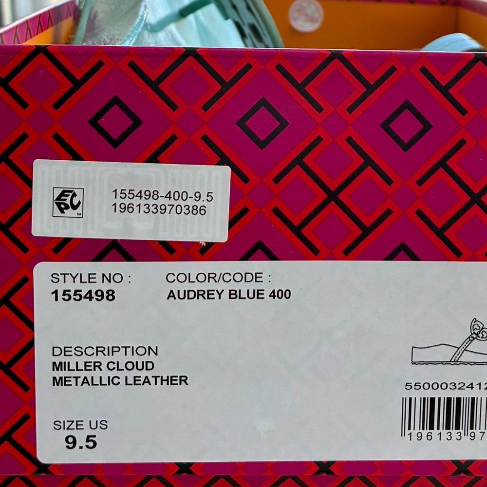 Tory Burch Mint Green Logo Thong Sandals - Picture 7 of 8